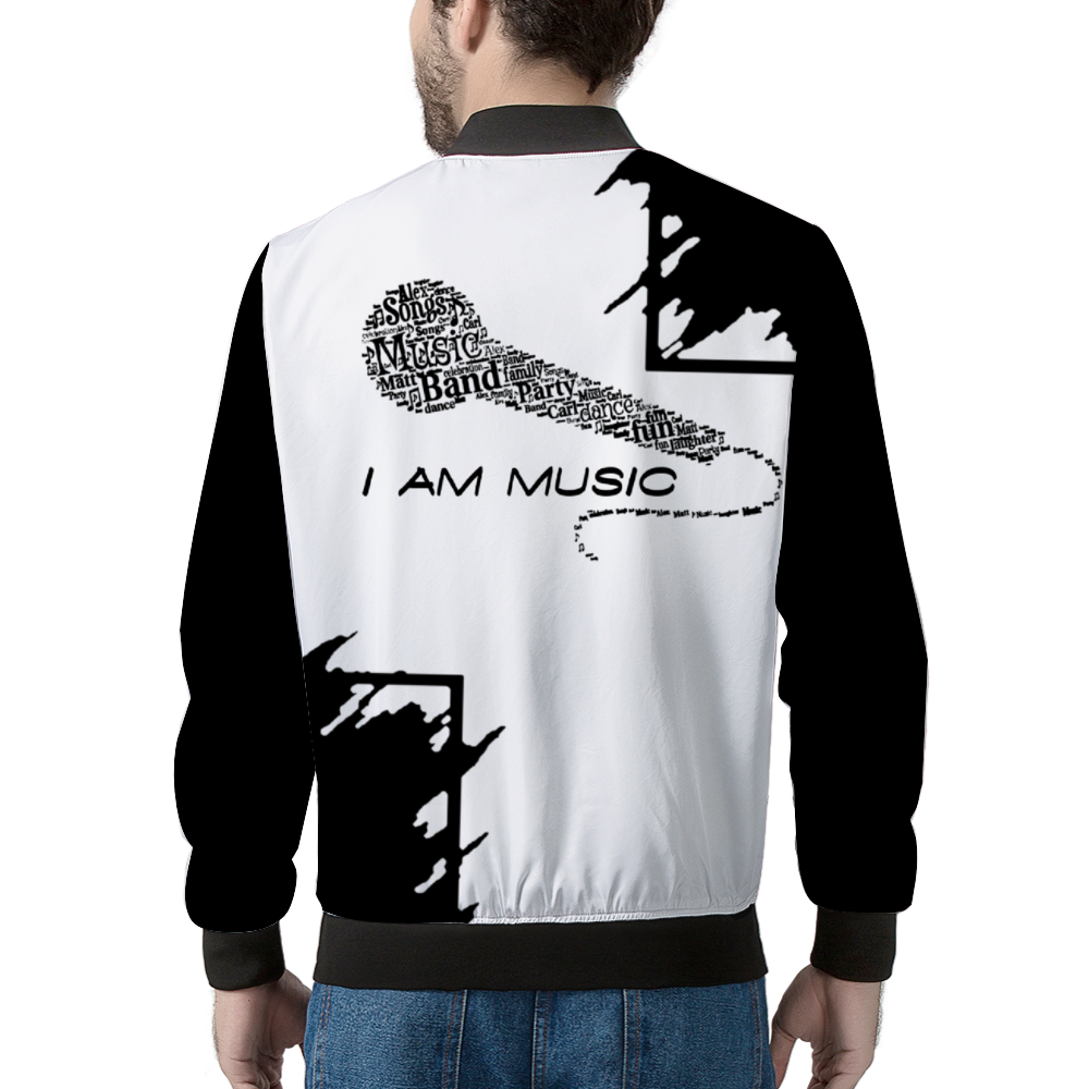 I AM MUSIC Bomber Jacket