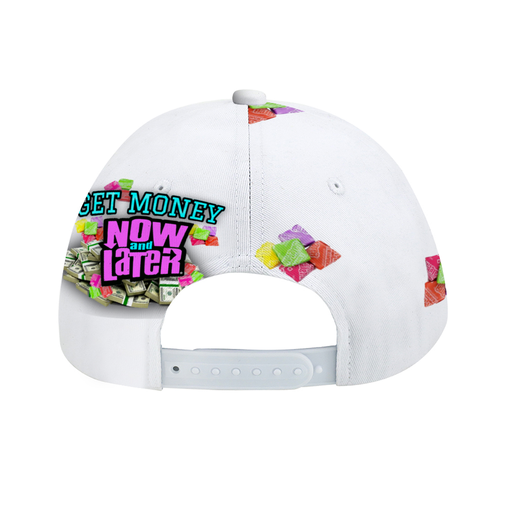 GET MONEY Trucker Hat WHITE PINK