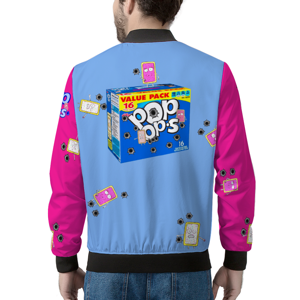 POP OPS Bomber Jacket PINK BLUE