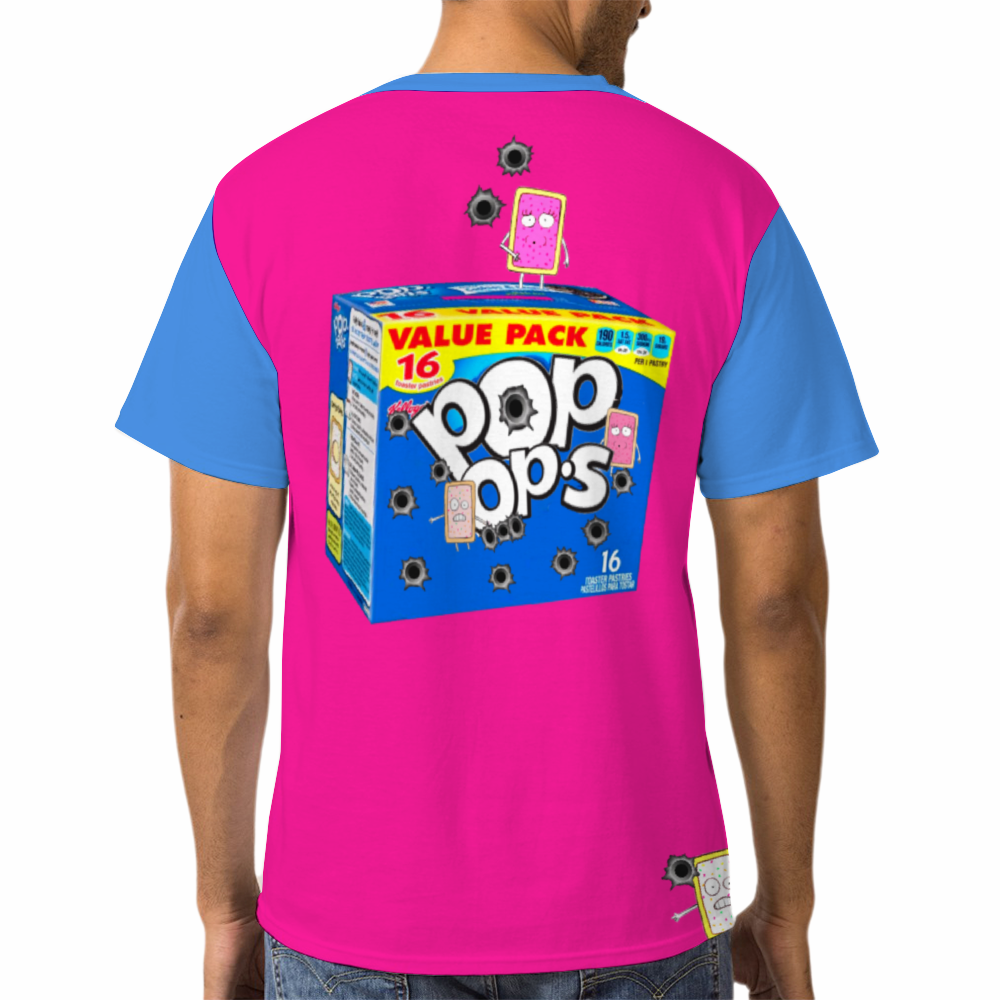 UNISEX POP OPS T-Shirt PINK BLUE