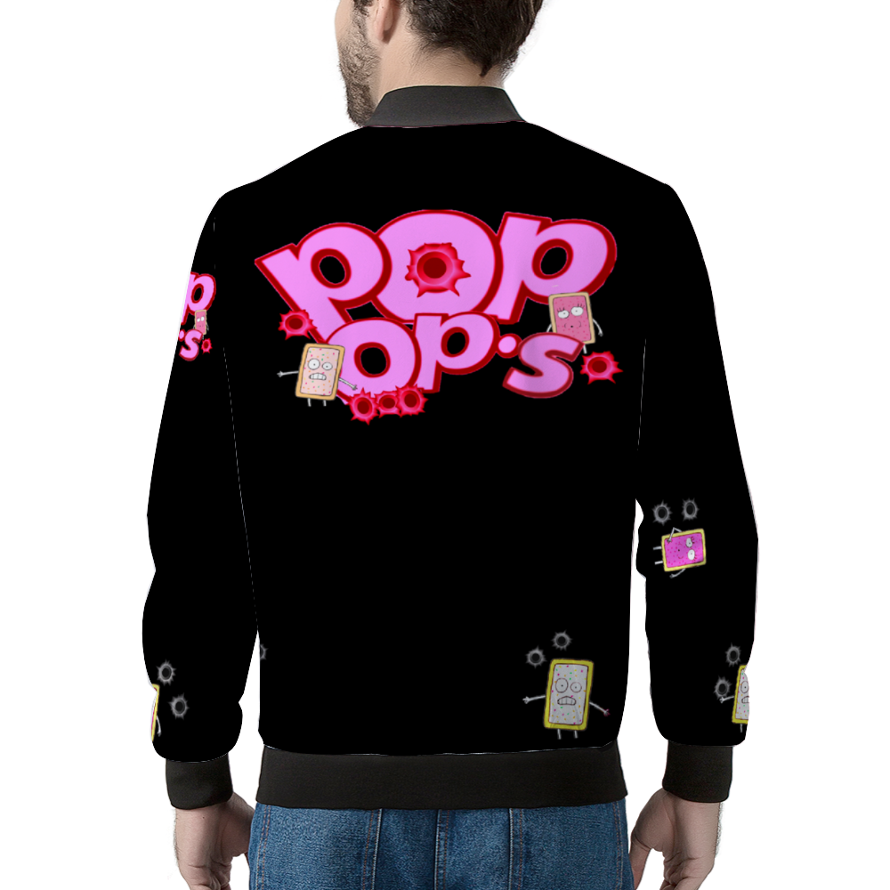 POP OPS Bomber Jacket BLACK PINK