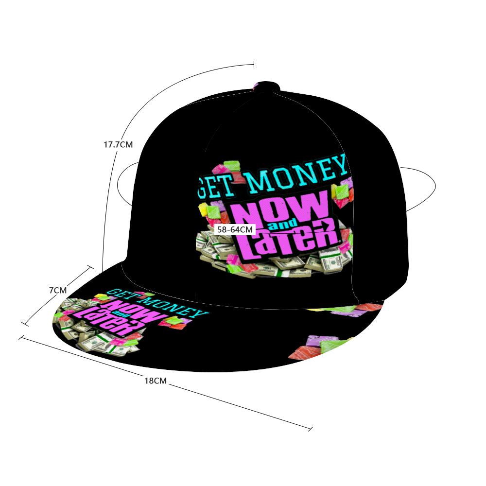 GET MONEY Trucker Hat BLACK PINK