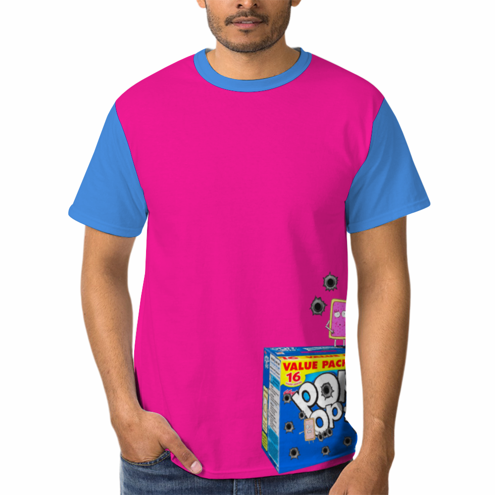 UNISEX POP OPS T-Shirt PINK BLUE