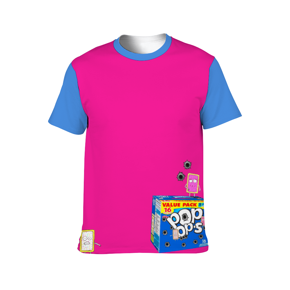 UNISEX POP OPS T-Shirt PINK BLUE