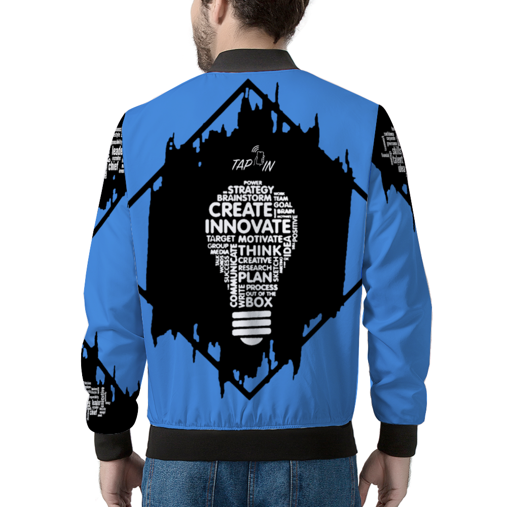 *Mens CEO  Bomber Jacket BLUE